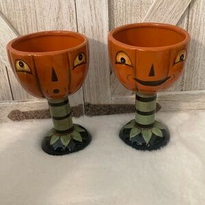 Johanna Parker Pumpkin Goblets